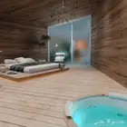 مصمم ثري دي كافيه مطعم مكتب محل متجر شاليه