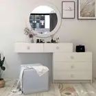 تسريحة مودرن لون ابيض ولون رمادي