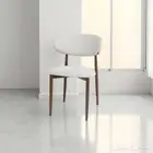 كرسي مودرن مفرد بيج أنيق بتصميم حديث ((جديد))