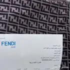 بطانية مواليد فندي أصلية من الكشمير والقطن