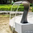 مصب شلال مسبح كوبرا باللون الاسود ستانلس ستيل 304