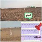 للبيع نص ارض في مخطط الهجرة ج مساحه 450م حي الشرائع