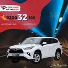 تويوتا هايلاندر LE دفع امامي هايبرد 2025 عائلية مميزة