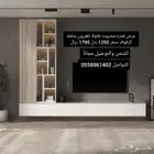 عروض لفتره محدوده طاولة تلفاز كبيره تشمل الإضاءه