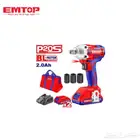 مفتاح ربط لاسلكي بمحرك عديم المسفرات 20 فولت من EMTOP