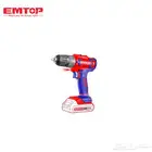 دريل لاسلكي EMTOP 12V دقاق   بطاريتين   ملحقات