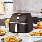 مقلاة هوائية أرشيا 8 لتر   طهي صحي بدون زيت   ضمان سنتين