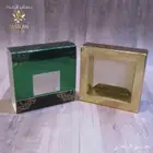 علب هدايا فاخرة بواجهة شفافة