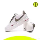 نايك اير فورس1 07 LV8   أبيض   بني