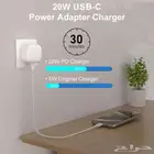 شاحن جوالات ولابتوبات سريع الشحن بسعة 20W نوع Type - C