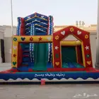 اجار نطيطات بأقل الاسعار ملعب صابوني زحليقه مسبح
