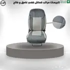 تلبيسة مراتب قماش فضي غامق و فاتح