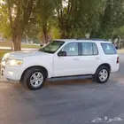 فورد ابيض اكسبلورر 2010 للبيع مستعجل مكينه قير مكيف نظيف