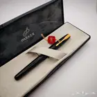 قلم باركر سونيت أسود بريشة ذهبية 18 K