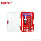 مجموعة مفكات متعددة من EMTOP   31 قطعة بمفك T لسهولة التحكم