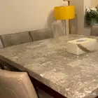 طاولة طعام هوم سنتر بسطح رخام