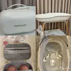 سرير هزاز للأطفال الرضع وطاولة تغيير وشفاط حليب