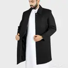 جاكيت رجالى أسود طويل جوخ