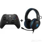 باقة القيمرز سماعة رأس سلكية سيدس   يد تحكم Xbox اللاسلكية