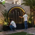 افضل شلالات جاهزة خارجية فايبر ونوافير الهفوف