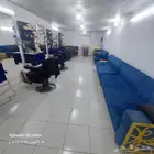 اغراض محل حلاقه واثاث كامل