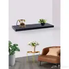 رف الحايط خشبي أسود أبيض بني محروق خشبي