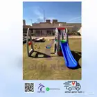 مراجيح وزحاليق بلاستيك جودة عالية