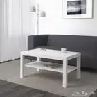 طاوله ايكيا مستخدم و ورف حائط جداري من امازون جديد