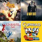 4 العاب تعاونيه للبيع (It Takes Two - Cuphead - A Way out)