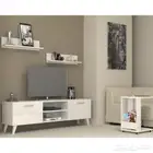 طاولات تلفاز لون ابيض