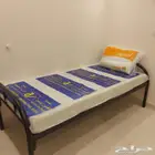 سرير حديد دولاب