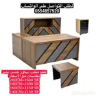 مكاتب خشب مودرن جديد بالكرتون