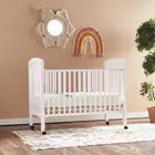 سرير اطفال خشب (ابيض)