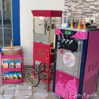 تاجير اله ايسكريم واله بوب كورن الرياض