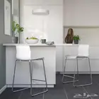 كرسي بار لون أسود ايكيا