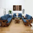 كراسي خارجية خشب حديد