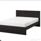 سرير ايكيا و كومدينه و دولاب ملابس