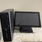 جهاز كاشير مع شاشة لمس ولوحة مفاتيح