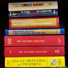 Old used books on nutrition   health in excellent condition