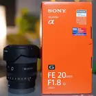 عدسة Sony FE 20 mm F1.8 G تدعم الفل فريم والكروب فريم