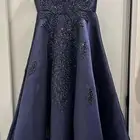 فستان زواج كحلي