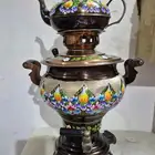 سماور نحاس مزرخف ارتفاع 40سم السعر 500