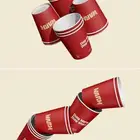 مطبعة مصنع اكواب. طباعة اكواب ملونة. اكواب ورقية