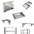 صواني طبليات رف جداري ستاند طاولات معدات مطاعم أعمال ستيل