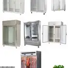 ثلاجة تعليق لحوم بابين ثلاثة أبواب تجهيز معدات ملاحم