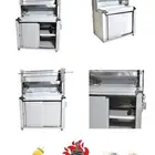 شاورما فحم تجهيز معدات مطاعم أعمال ستانلس ستيل