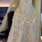 فستان سهرة ليموني جديد