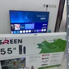شاشة 55 بوصة