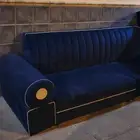 مجلس من اربع كنب لون ازرق