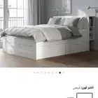 سرير ايكيا نفرين ادراج وارفرف